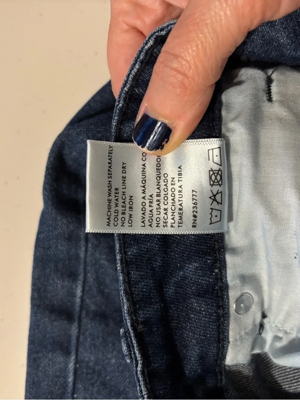 High-Waist Shorts Size 29 Raw Edge Dark Long Inseam Model Off Duty Minimalist